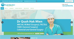 Desktop Screenshot of colorectalcentre.com.sg